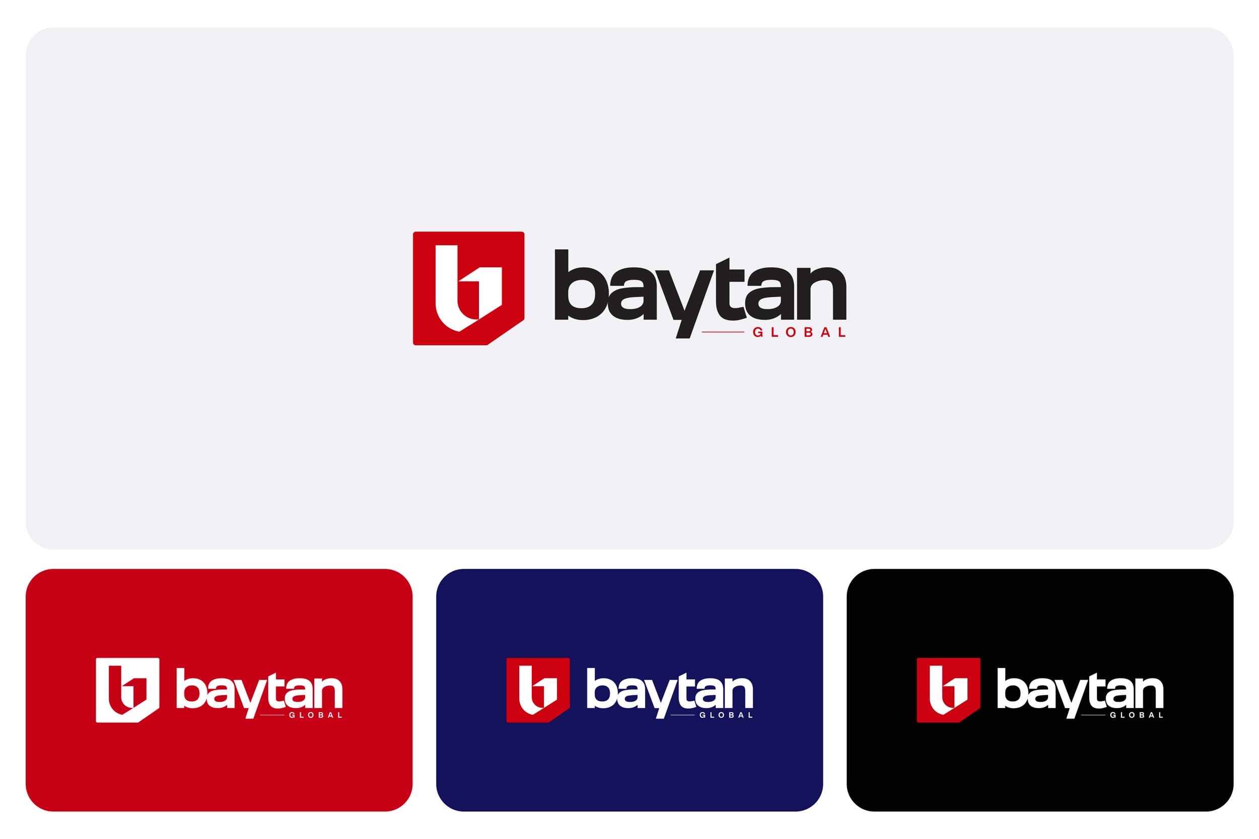 Baytan Global logo varyasyonları