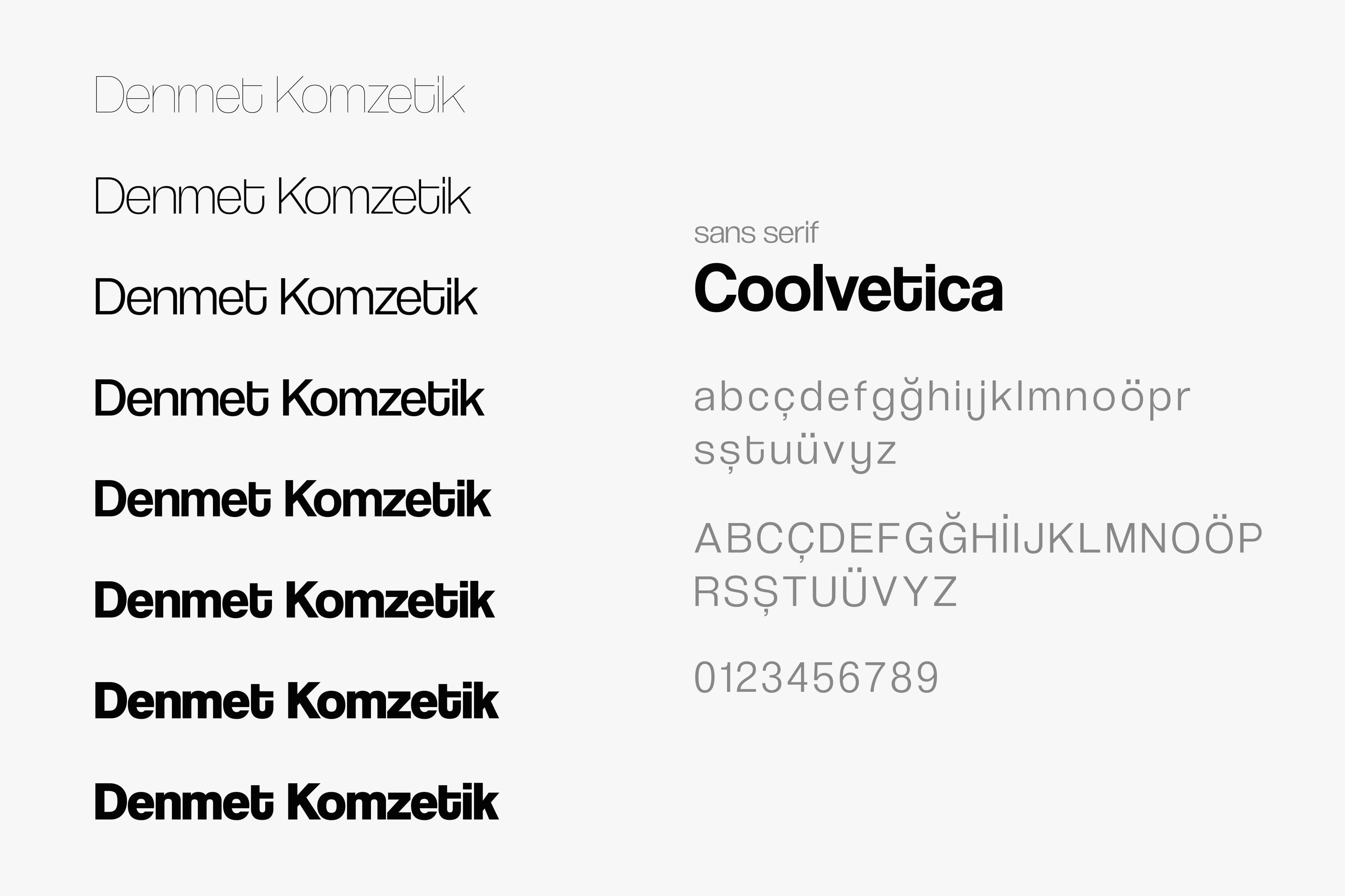 Denmet Kozmetik logo ve anlam sistemi