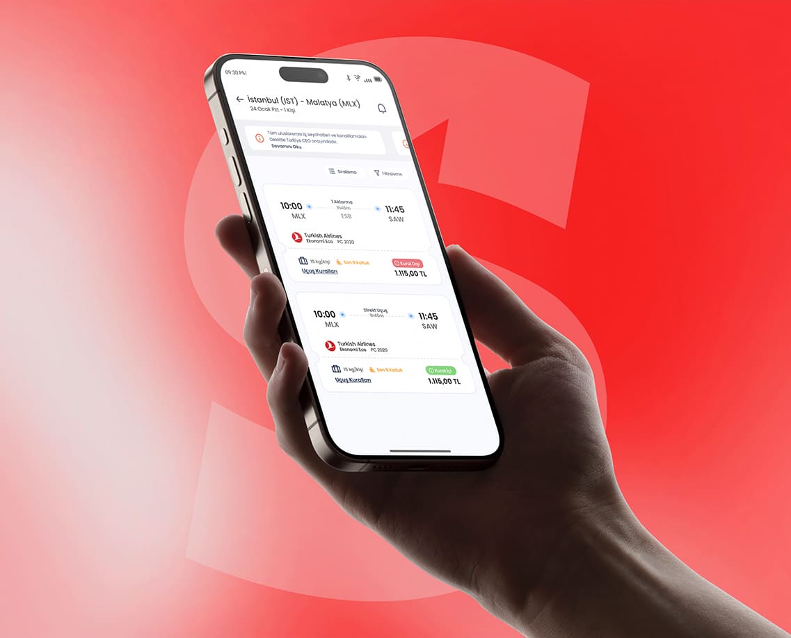 Setur mobil uygulama tanıtım görseli